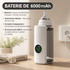 Încălzitor portabil pentru biberoane, Afișaj digital, 6 niveluri de temperatură, Baterie de 5000 mAh, Reîncărcabil