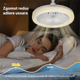 Ventilator de tavan iluminat cu LED, multifunctional, baza pentru lampa E27
