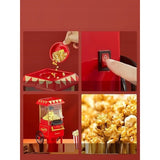 Mini masina de preparat popcorn 1200W, stil retro