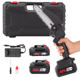 Mini drujba ZMR 48V, lama 20 cm (8”), 2 acumulatori Li-Ion 48V inclusi, motor 3000W
