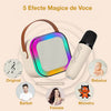Boxa Karaoke Portabila , cu 2 Microfoane Wireless, LED RGB, Bluetooth