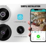 Pachet 1+1! A9 Mini WiFi cameră cu rezoluție 1080p și funcție de vedere pe timp de noapte