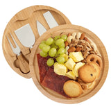 Set servire branzeturi CASENA 5 in 1 Cheese Box, bambus, cu accesorii
