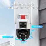 Camera De Supraveghere Smart, Cu Slot Cartela SIM si Incarcare Solara, 2 Zone de Filmare, Senzor De Detectie Miscare, Functie Night Vision+ CARD 32 GB CADOU