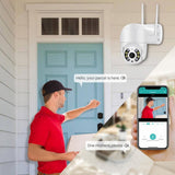 PACHET PROMO: 2 x Camera Supraveghere WiFi IP 355 Grade cu CONTROL PE TELEFON