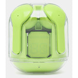 Oferta 1+1! Casti Wireless True Wireless Ultrapods Max, Bluetooth 5.3, Afisaj Digital LED, Autonomie 5 Ore, Rezistenta la Apa IPX4, Culoare Verde Neon