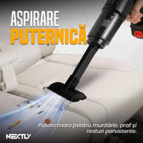 Aspirator portabil multifunctional, auto si casa, functii de aspirare/suflare/vidare/umflare