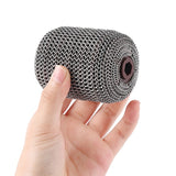 Perie electrica pentru gratar, cap din otel inoxidabil detasabil, reincarcabila fara fir, protectie anti-stropire, negru/auriu