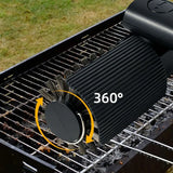 Perie Electrica De Curatat Gratarul UWOT, Pentru Gratare, Pentru Murdarie Persistenta, Cu Reglare Wireless A Vitezei, Multifunctionala Cu Rotire La 180°/360°, Din Otel Inoxidabil + ABS,  Negru,