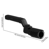Perie Electrica De Curatat Gratarul UWOT, Pentru Gratare, Pentru Murdarie Persistenta, Cu Reglare Wireless A Vitezei, Multifunctionala Cu Rotire La 180°/360°, Din Otel Inoxidabil + ABS,  Negru,
