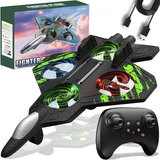 Avion cu Telecomandă Jet Fighter, 4 Motoare, Rotire 360°, 3 Viteze și Lumini LED