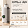 Încălzitor portabil pentru biberoane, Afișaj digital, 6 niveluri de temperatură, Baterie de 5000 mAh, Reîncărcabil