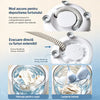 Mini masina de spalat rufe portabila, fara fir, capacitate 3 L, cu functie de stoarcere, 3 programe de spalare, reincarcabila, cu furtun de evacuare si cos de stoarcere, pentru lenjerie intima, camin, apartament, rulota, calatorii si camping