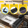 Perie Electrica De Curatat Gratarul UWOT, Pentru Gratare, Pentru Murdarie Persistenta, Cu Reglare Wireless A Vitezei, Multifunctionala Cu Rotire La 180°/360°, Din Otel Inoxidabil + ABS,  Negru,