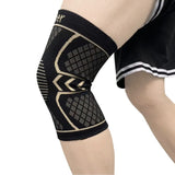 Oferta 1+1 CADOU genunchiera de compresie, Copper, nylon, protectie optima