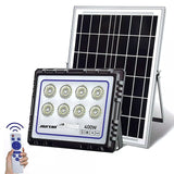 Proiector LED Slim cu Telecomanda si Panou Solar IP66