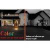 Set 2X Camere de supraveghere dubla WIFI, Cu 2 camere video integrate, 6MP, Full HD+ 4K, exterior/Interior 8X zoom, rotire rapida din aplicatie, 2 lentile, vedere nocturna color, senzor de miscare, lumina LED, inteligenta de urmarire, IP66