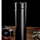 Pachet 1+1 CADOU Termos Smart cu Afișaj LED pentru Temperatură, 500 ml, Inox