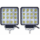 Set 3+1 CADOU! Proiectoare LED auto offroad 48W, 16 LED, 12V-24V