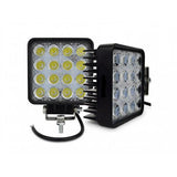 Set 3+1 CADOU! Proiectoare LED auto offroad 48W, 16 LED, 12V-24V