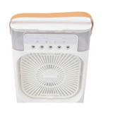 Ventilator portabil 3 1n 1 racorire umidificare si iluminare in 7 culori