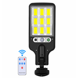 Set 3 x Lampi Solare de Perete, 3 Moduri de Functionare, Telecomanda, Senzor de Miscare si Lumina