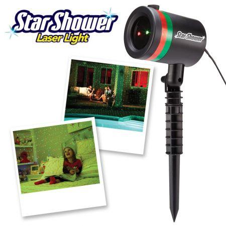 Proiector Laser Star Shower, Lumini Efect holografic 3D, interior si exterior