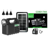 Kit lanterna cu panou solar GD-8017 MUSIC cu RADIO