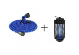 Furtun extensibil 45 m + Lampa impotriva insectelor