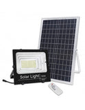 Proiector LED 200W cu panou solar, telecomanda inclusa si senzor de lumina